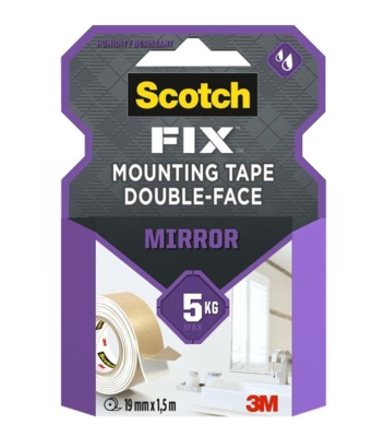 3M Scotch® FIX двойнолепяща монтажна лента за огледала