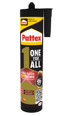 Pattex OneForAll High Tack монт. лепило Flextec бяло 440 г