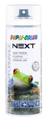 Иновативна спрей боя Next Dupli Color Next RAL 9016 Трафик бяло гланц 400 мл