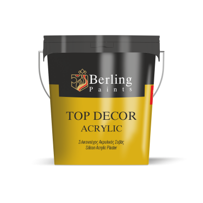 BERLING TOP DECOR силиконова акрилна мазилка  1.5 мм 25 кг
