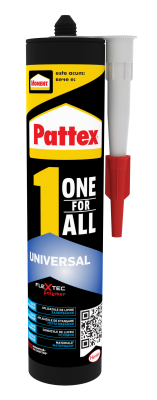 Pattex OneForAll Universal монт. лепило Flextec бяло 389 г