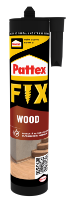Pattex FIX Wood монтажно лепило за дървени елементи, 385 г