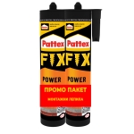 Pattex FIX Power монт. лепило без разтворител 2х385 г Промо пакет