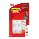 3M Command  17002 закачалка 2 бр. S - бяла